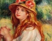 皮埃尔 奥古斯特 雷诺阿 : Blond in a Straw Hat